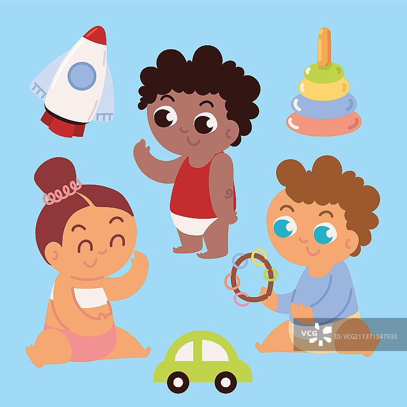可爱儿童合集图片素材