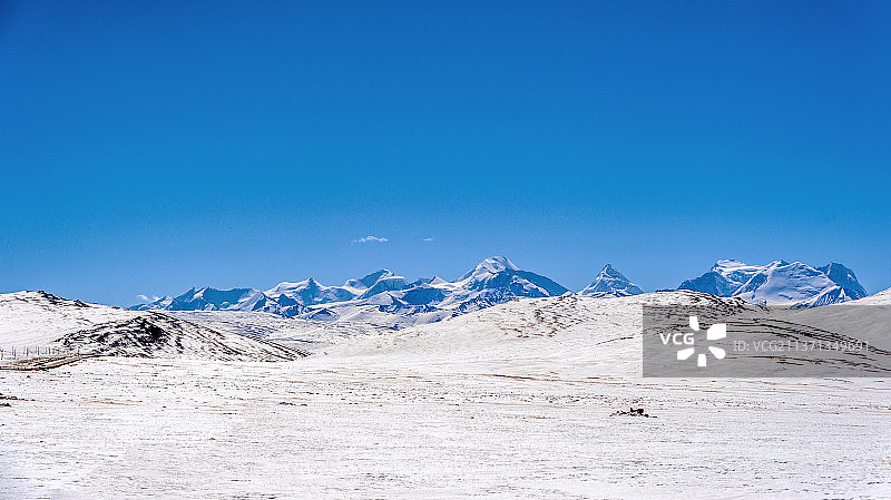 中国西藏日喀则珠峰观景平台图片素材