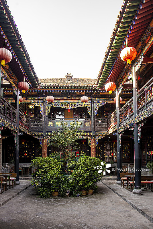 山西平遥古城古民居图片素材