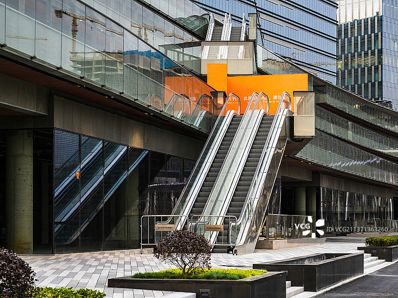 郑州金融岛，北龙湖，郑东新区图片素材