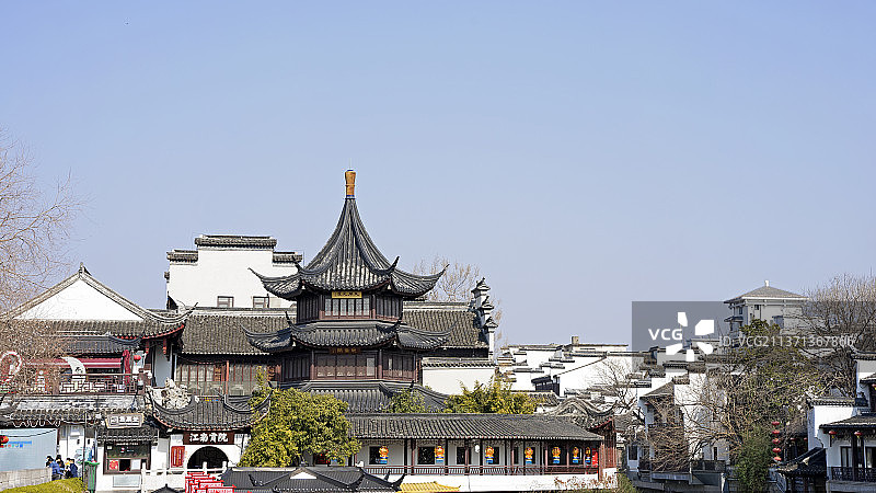 南京夫子庙江南贡院图片素材