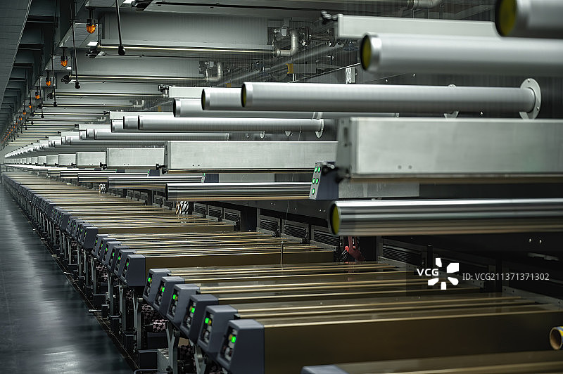 河南工业纺织纤维生产线图片素材