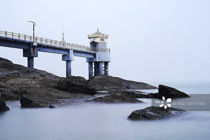 黑礁石+江苏省连云港市连云区连岛图片素材