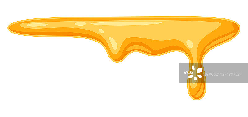 蜂蜜涂抹在食物上图片素材