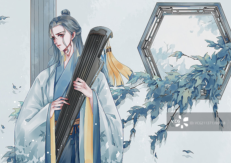 琴师图片素材