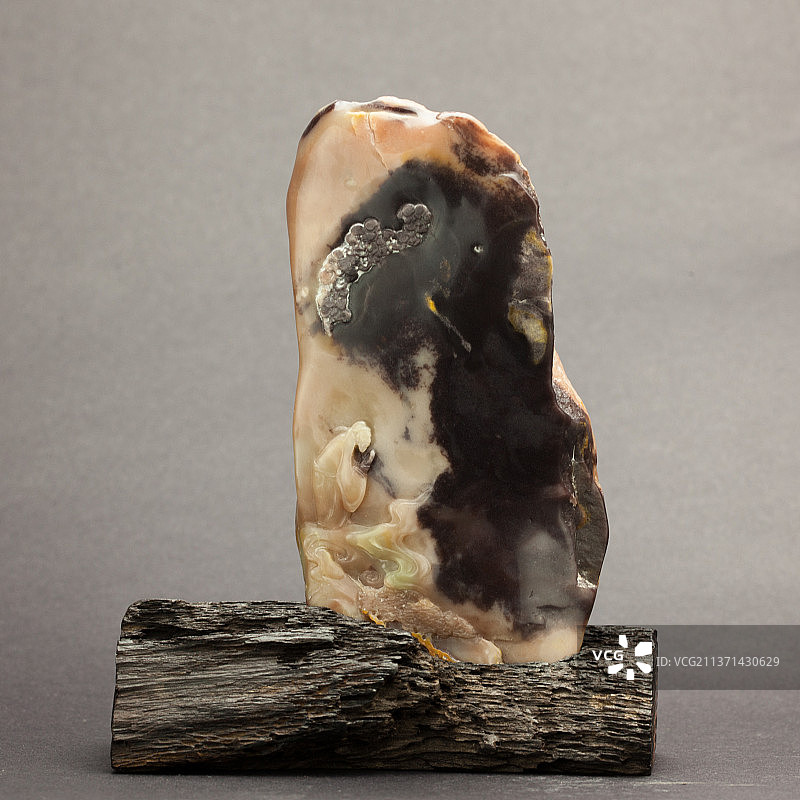 寿山山秀园石米芾拜石摆件图片素材