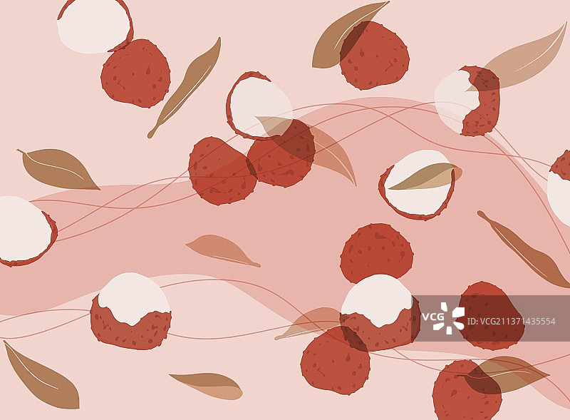 多种口味水果茶配图，荔枝、桂圆、水蜜桃、菠萝、红豆、薏米等等图片素材