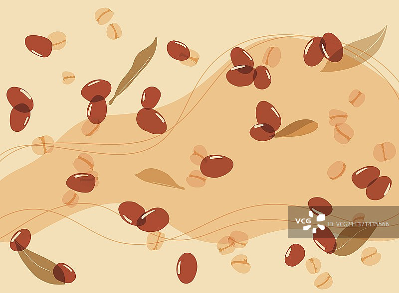 多种口味水果茶配图，荔枝、桂圆、水蜜桃、菠萝、红豆、薏米等等图片素材