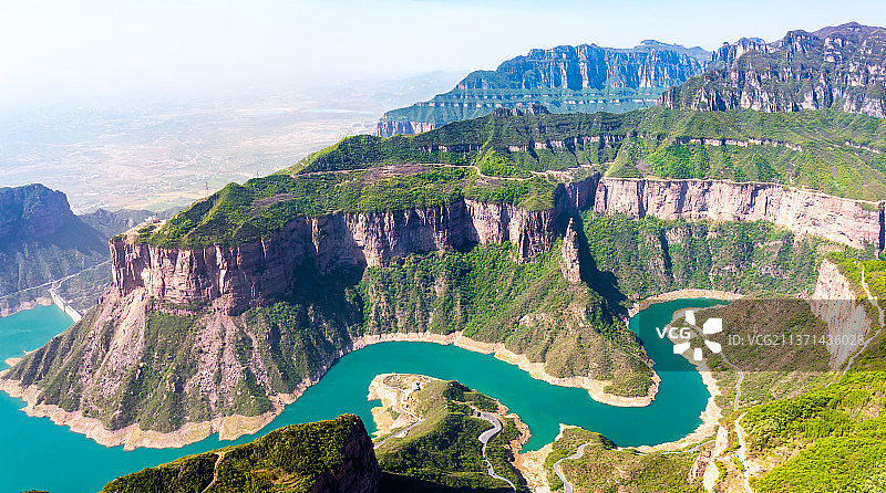 宝泉景区 河流 太行山风光图片素材