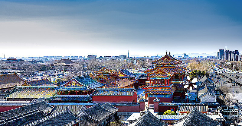 雍和宫 冬日图片素材