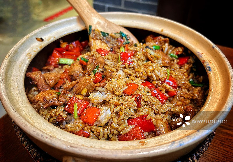 肉汤拌饭图片素材