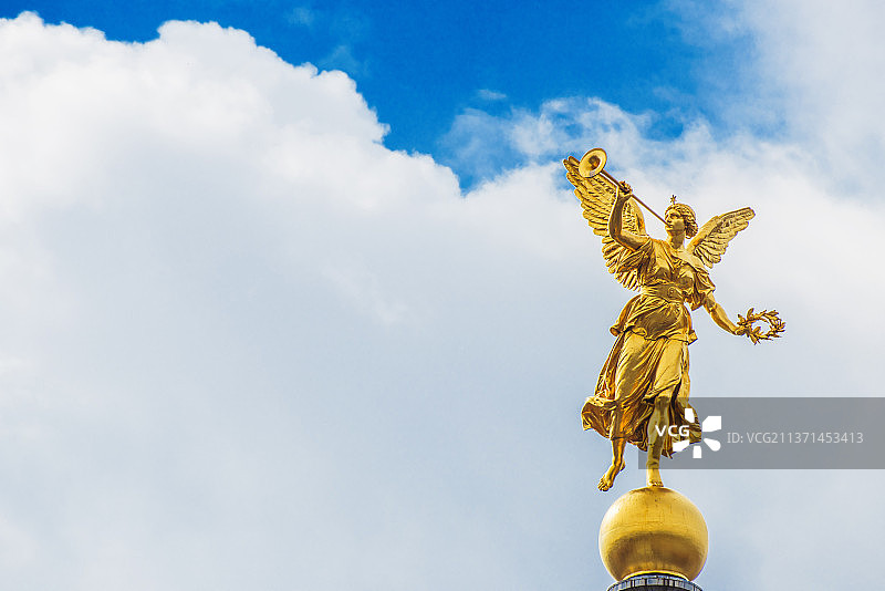 德累斯顿小金人图片素材