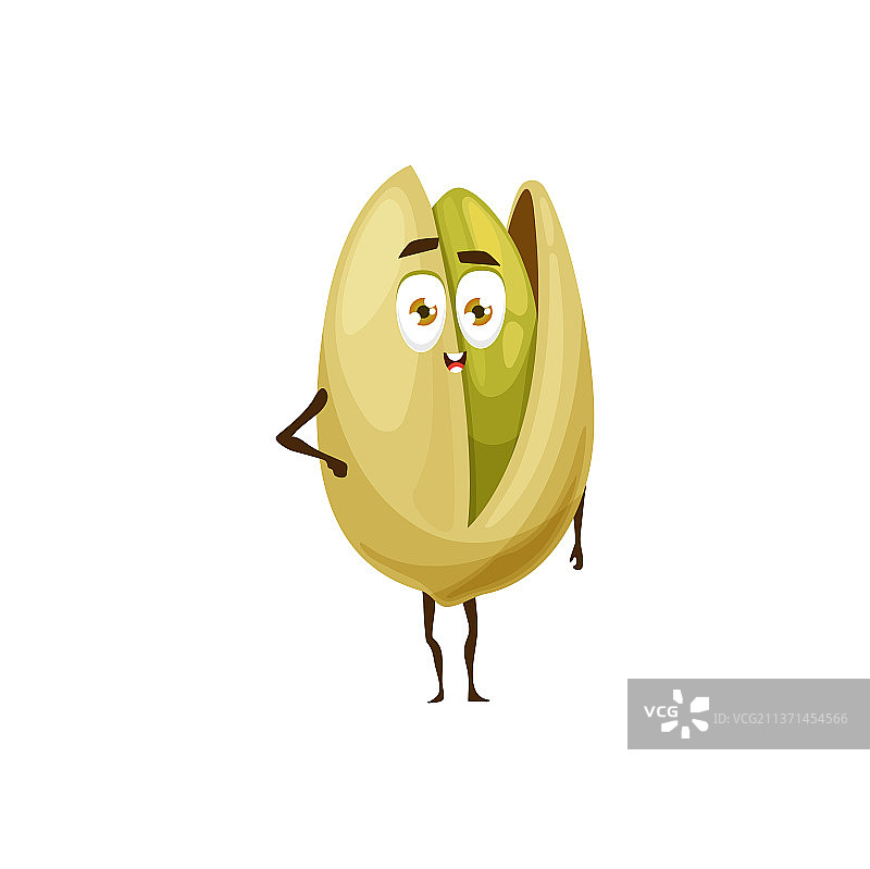 卡通开心果角色图片素材