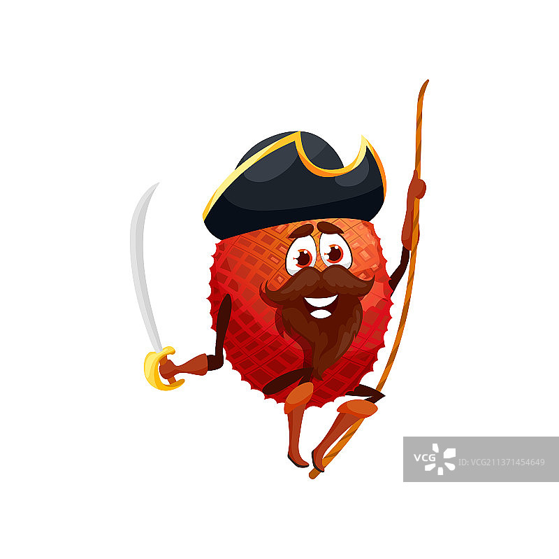 荔枝海盗表情符号图片素材