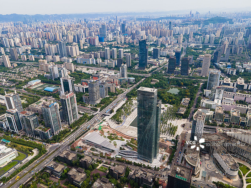 重庆两江新区幸福广场太阳座图片素材