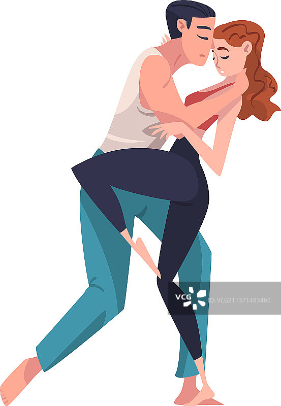 舞蹈情侣表演舞蹈编排图片素材