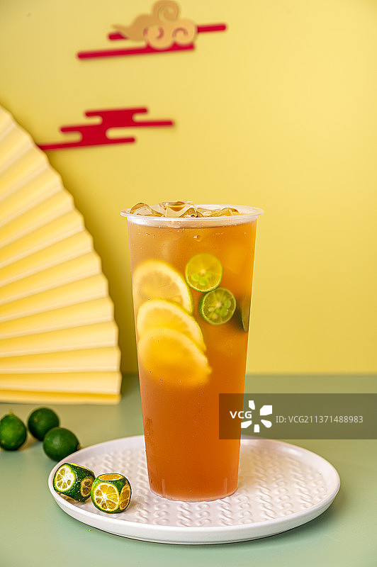 柠檬茶图片素材