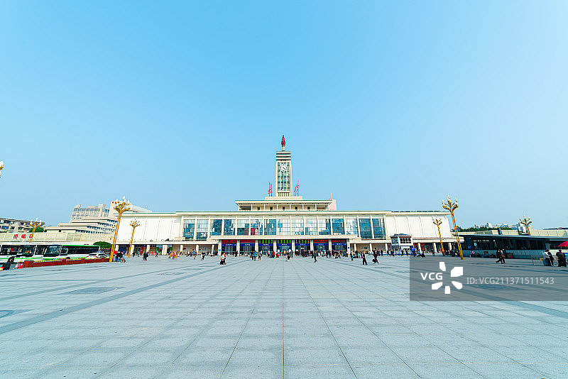 长沙火车站广场图片素材