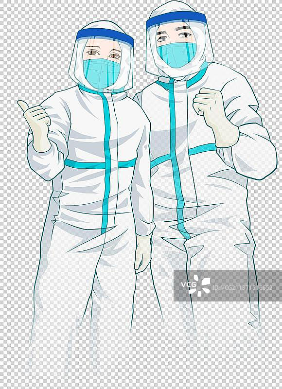 防护服医护人员图片素材