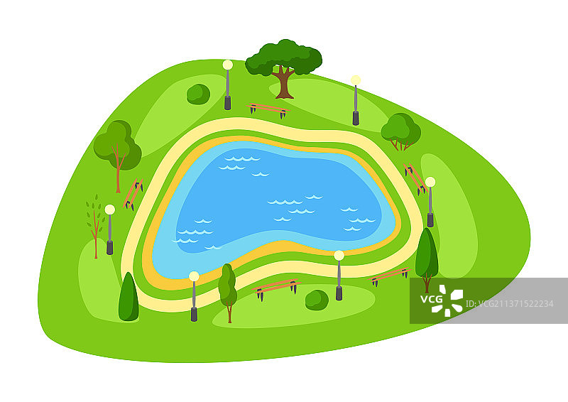 美丽的夏日或春日城市图片素材