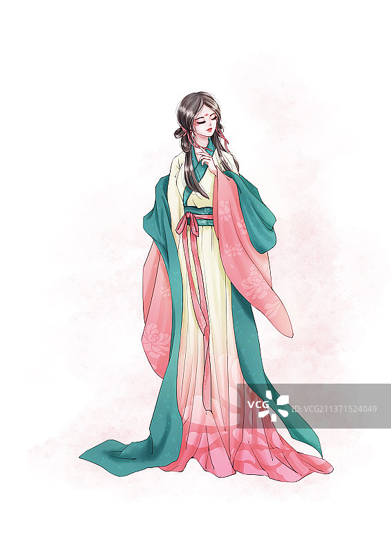 古风立绘-夏蔷图片素材