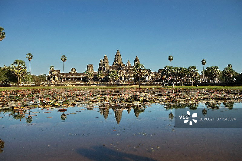 吴哥窟标准照图片素材