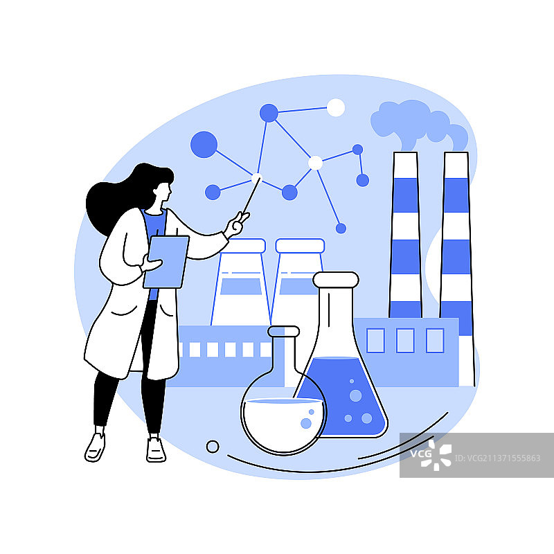 工业化学抽象概念图片素材