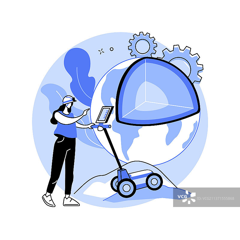 地球物理学抽象概念图片素材