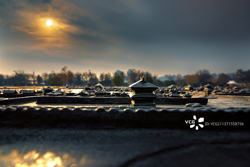 日落大明宫   大明宫   大明宫景色图片素材