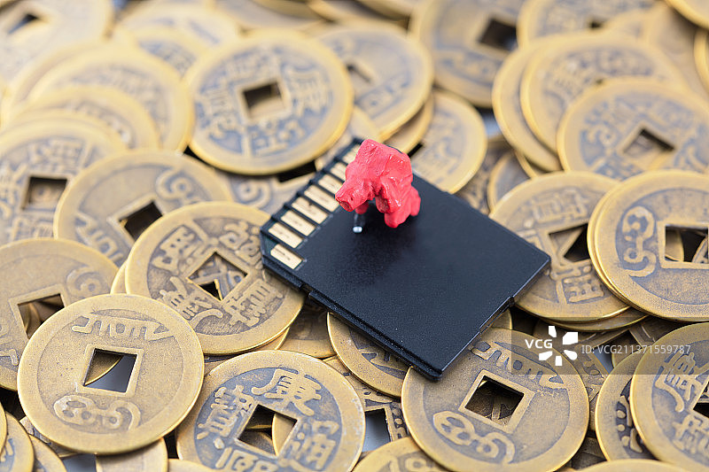 信息安全或信息资源的财富图片素材