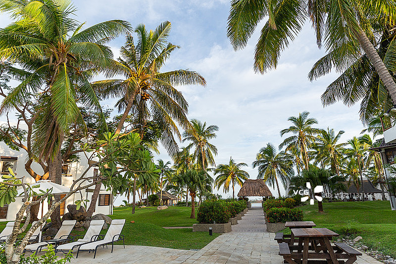 南太平阳斐济度假村图片素材