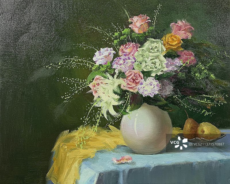 油画|花卉图片素材