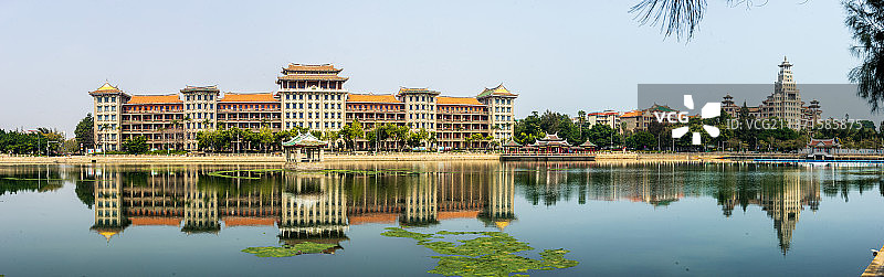 集美学村 春意盎然图片素材