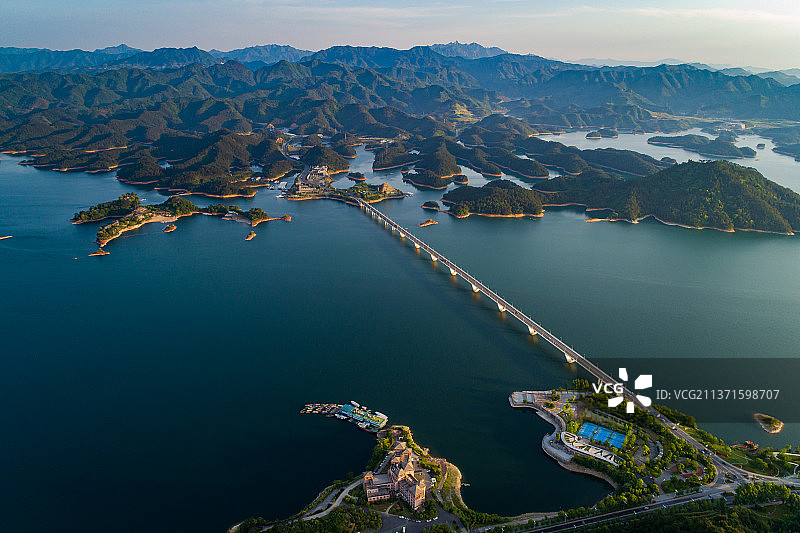 千岛湖之晨图片素材