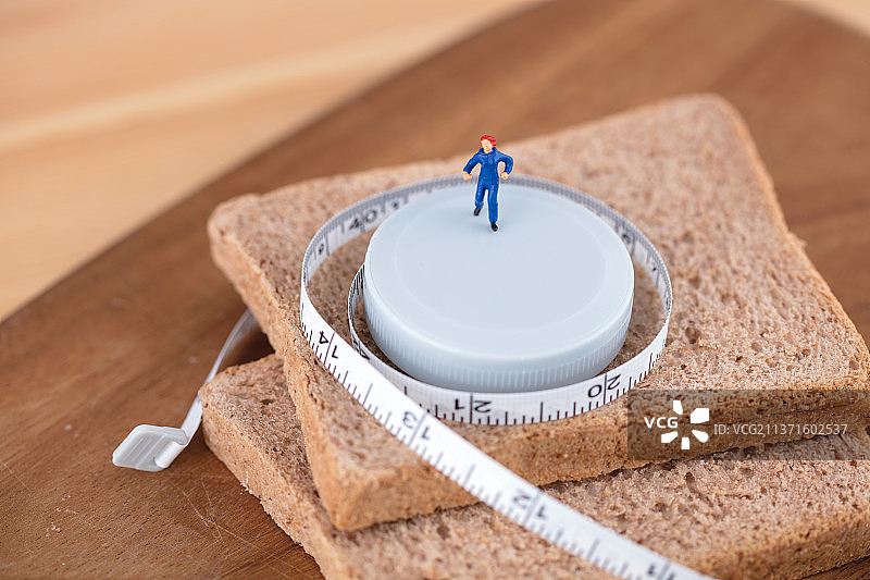 微缩世界节食锻炼减肥图片素材