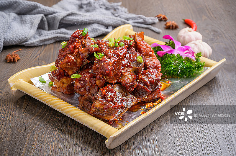 中餐美食-酱脊骨图片素材