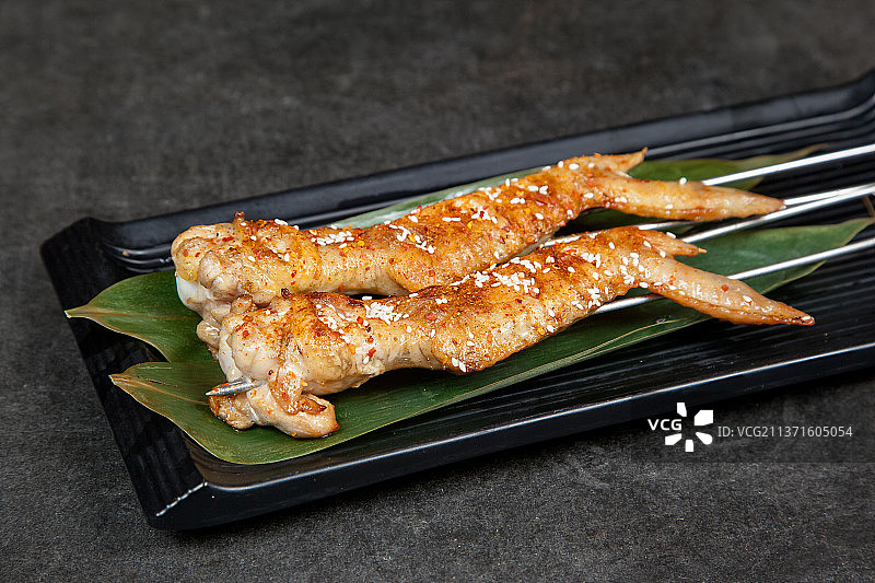 中餐美食-烤鸡翅图片素材