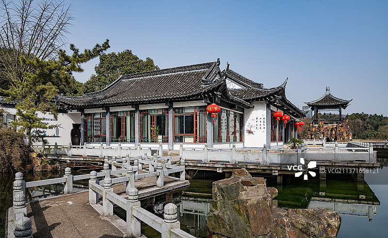 铜陵天井湖公园图片素材