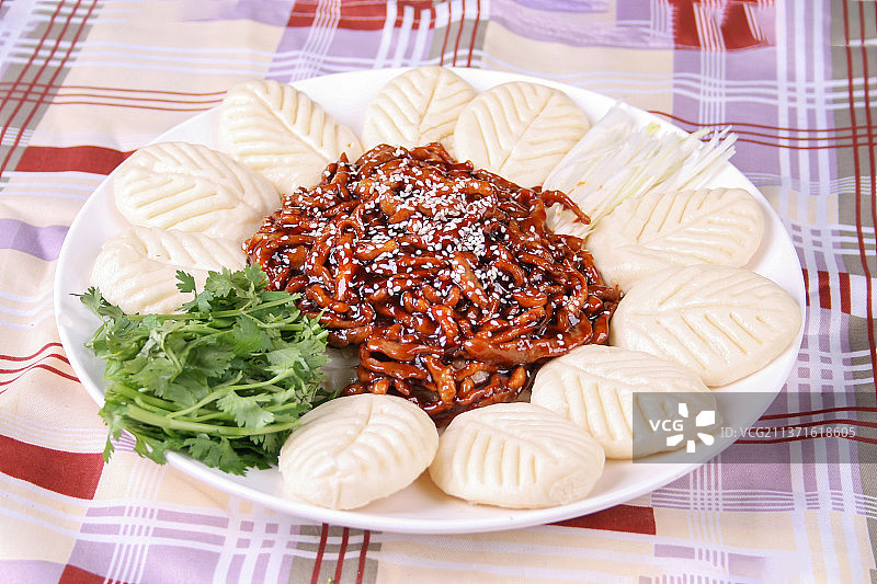 中餐美食-京酱肉丝图片素材