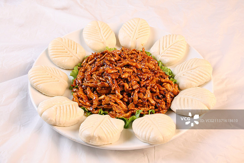 中餐美食-京酱肉丝图片素材