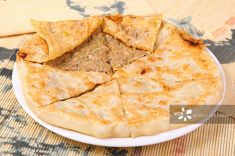 中餐美食-千层肉饼图片素材