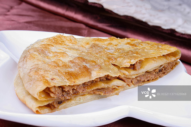 中餐美食-千层肉饼图片素材