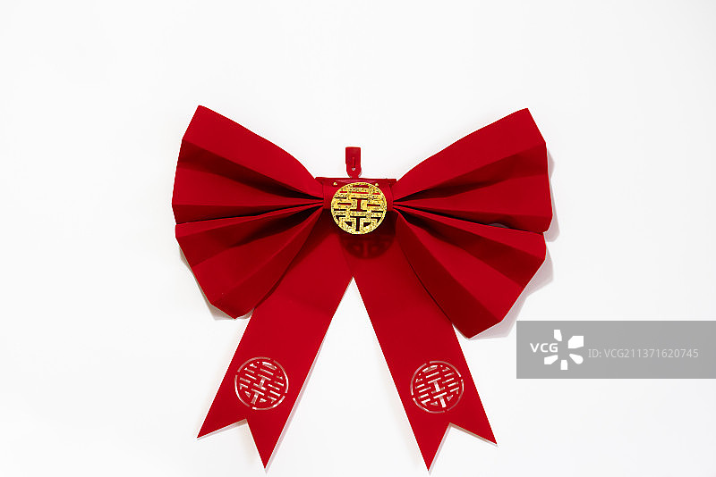 婚礼婚房布置红双喜图片素材