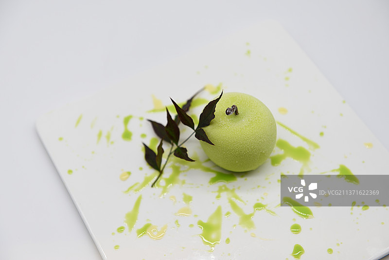 苹果慕斯图片素材