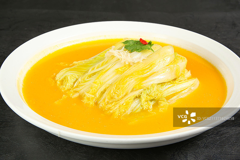 中餐美食-金汤娃娃菜图片素材