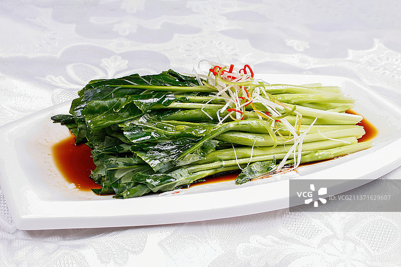 中餐美食-白灼芥兰图片素材