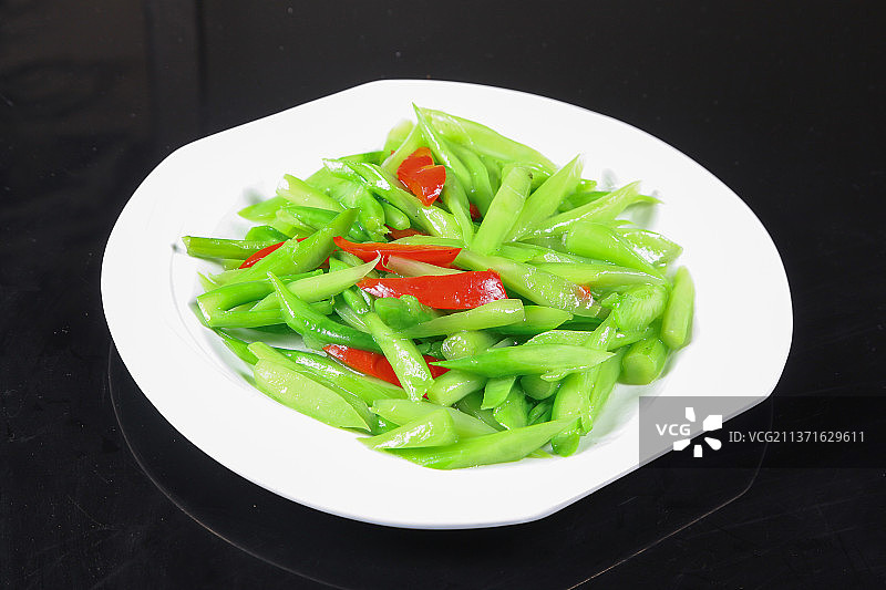 中餐美食-白灼芥兰图片素材