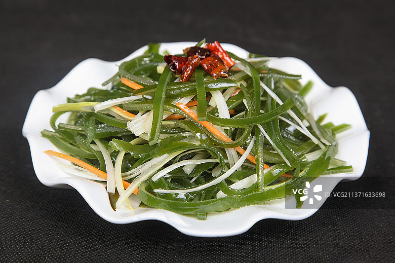 中餐美食-凉拌海带丝图片素材