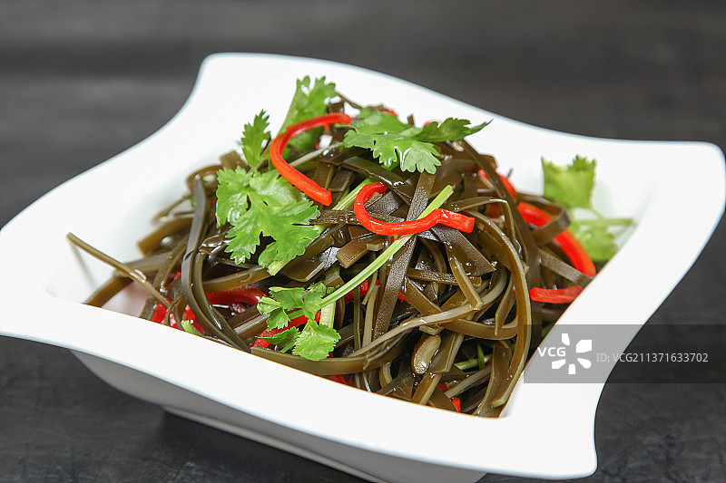 中餐美食-凉拌海带丝图片素材