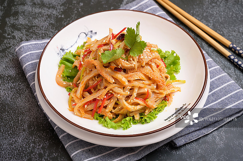 中餐美食-凉拌牛肚图片素材